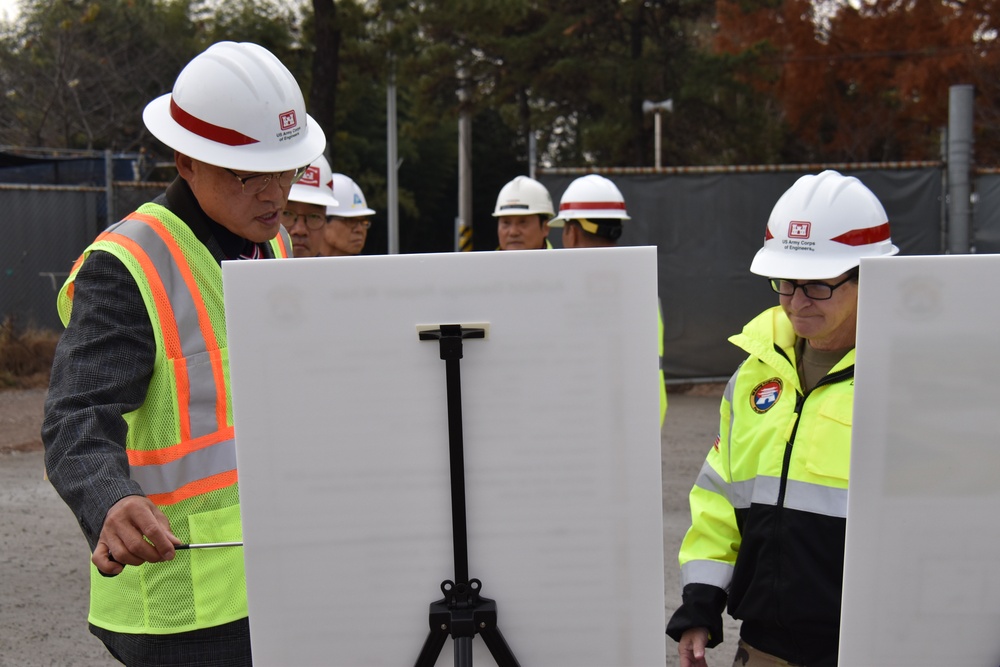 Army engineers construct airfield damage warehouse on Korean military installation