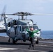 USS Carl Vinson (CVN 70) Sailors Conduct Helicopter Flight Operations in the Philippine Sea