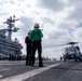 USS Carl Vinson (CVN 70) Sailors Conduct Helicopter Flight Operations in the Philippine Sea