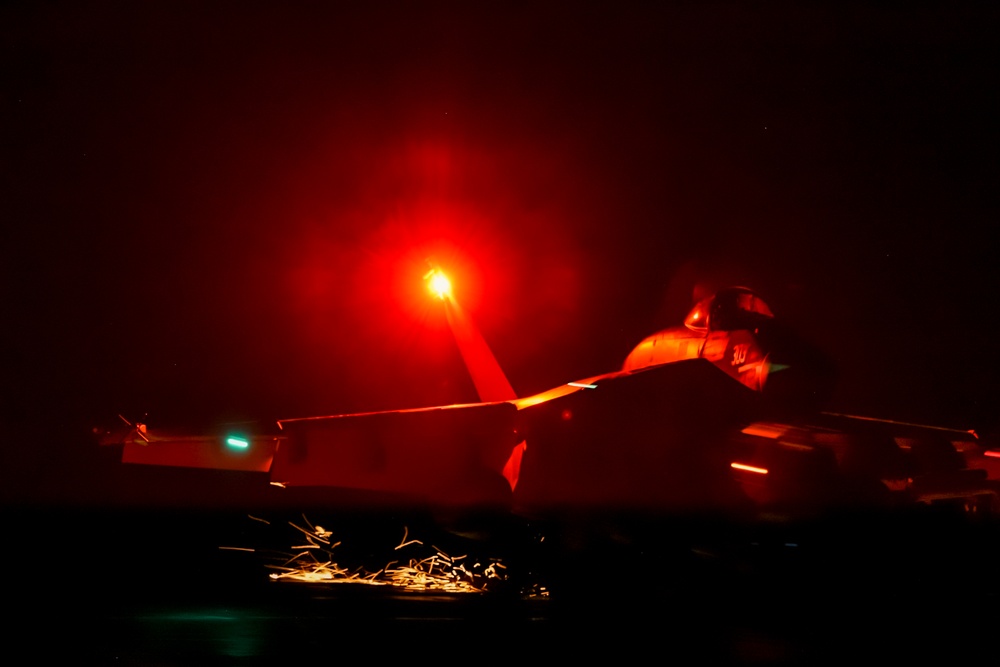 Night Flight Ops Aboard CVN 71