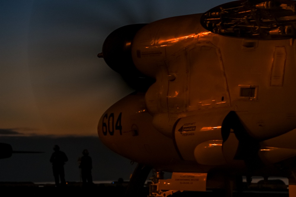 Night Flight Ops Aboard CVN 71