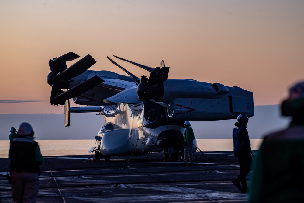 Night Flight Ops Aboard CVN 71