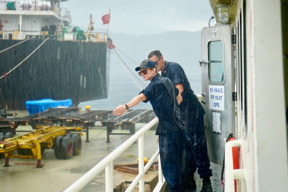 USCGC Frederick Hatch (WPC 1143) arrives to Palau