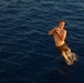 USCGC Frederick Hatch (WPC 1143) conducts swim call at the equator