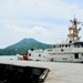 USCGC Frederick Hatch (WPC 1143) moors in Rabaul, Papua New Guinea