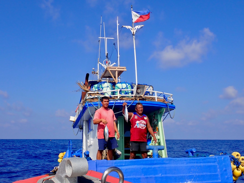 USCGC Frederick Hatch (WPC 1143) conducts IUU fisheries boardings