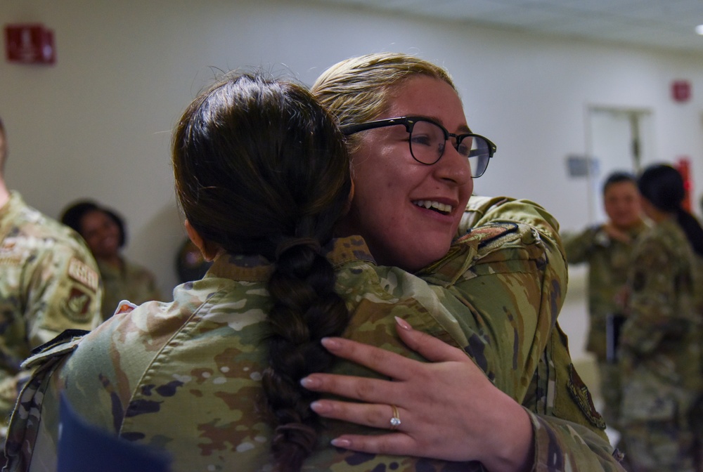 35th Fighter Wing Leaders Promote Airman Through STEP Program