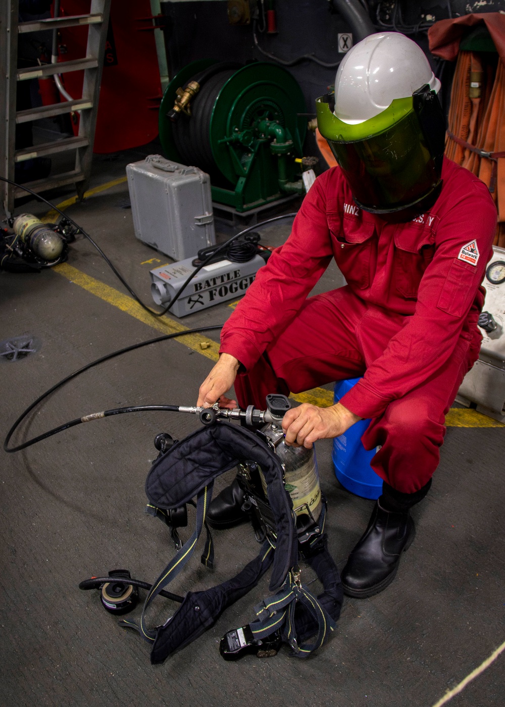 USS Carl Vinson (CVN 70) Conducts General Quarters Drill