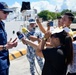 USCGC Frederick Hatch (WPC 1143) hosts media in Philippines