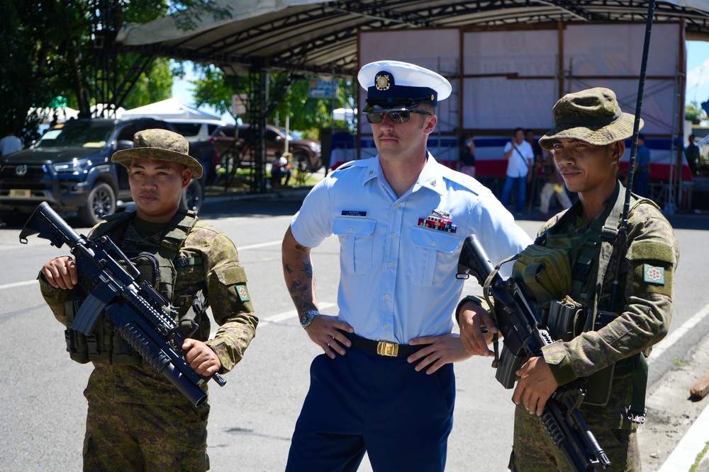 USCGC Frederick Hatch (WPC 1143) participates in 79th anniversary of Gulf of Leyte landing ceremony