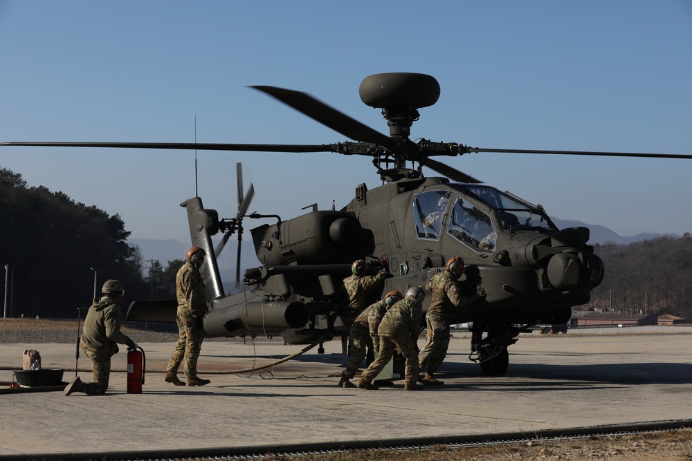 U.S. 2CAB, 2ID/RUCD and Korean 902 Aviation Bn., 2CAB Combined Aviation Live Fire Exercise