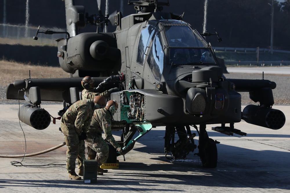 U.S. 2CAB, 2ID/RUCD and Korean 902 Aviation Bn., 2CAB Combined Aviation Live Fire Exercise