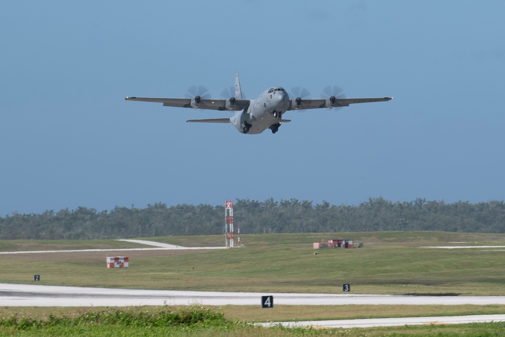 Yokota’s maintainers round the clock maintain C-130Js in support of OCD23