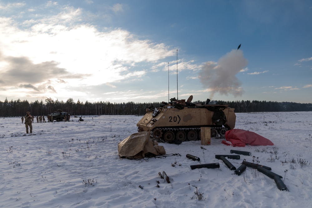 Task Force Marne Soldiers and NATO Allies sharpen skills during Ramming Bull exercise