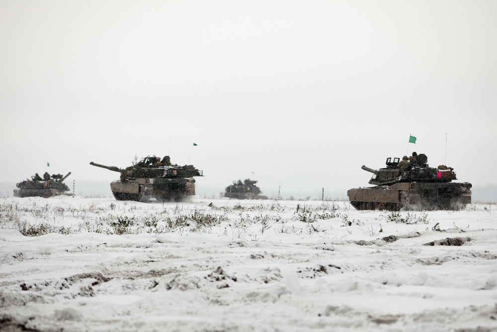 Task Force Marne Soldiers and NATO Allies sharpen skills during Ramming Bull exercise