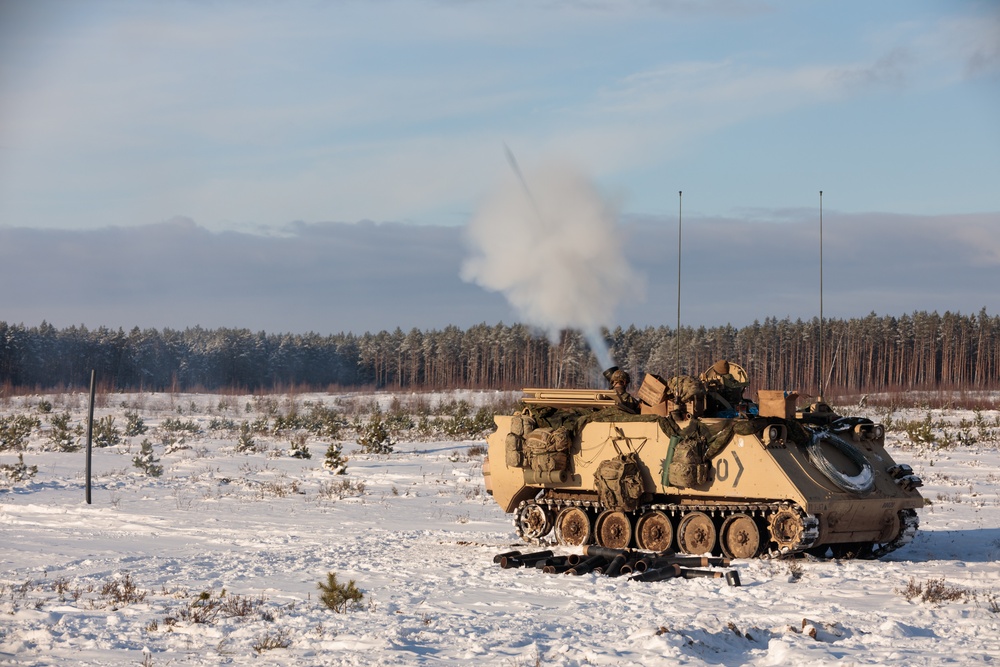 Task Force Marne Soldiers and NATO Allies sharpen skills during Ramming Bull exercise