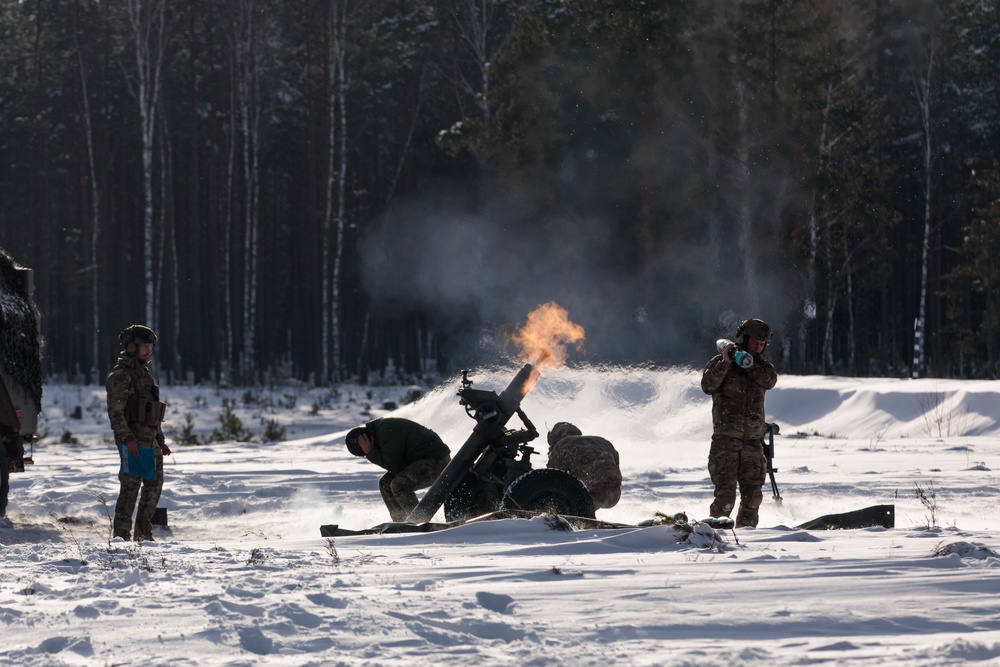 Task Force Marne Soldiers and NATO Allies sharpen skills during Ramming Bull exercise