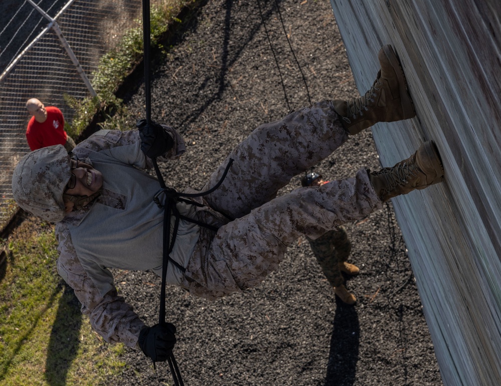 Alpha Company Gas Chamber and Rappel Tower