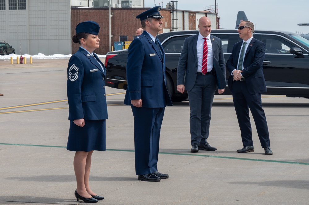 Minneapolis-St. Paul Air Reserve Station Joe Biden April 2023 Visit