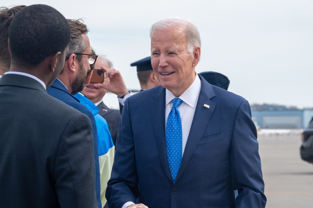 Minneapolis-St. Paul Air Reserve Station Joe Biden April 2023 Visit