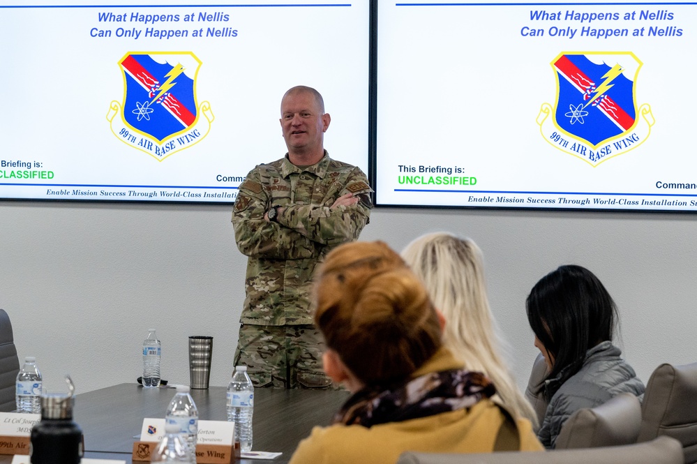 Nevada Governor’s office of economic development visits Nellis