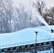 Snowmaking at Fort McCoy's Whitetail Ridge Ski Area