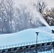 Snowmaking at Fort McCoy's Whitetail Ridge Ski Area