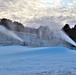 Snowmaking at Fort McCoy's Whitetail Ridge Ski Area