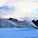 Snowmaking at Fort McCoy's Whitetail Ridge Ski Area