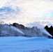 Snowmaking at Fort McCoy's Whitetail Ridge Ski Area