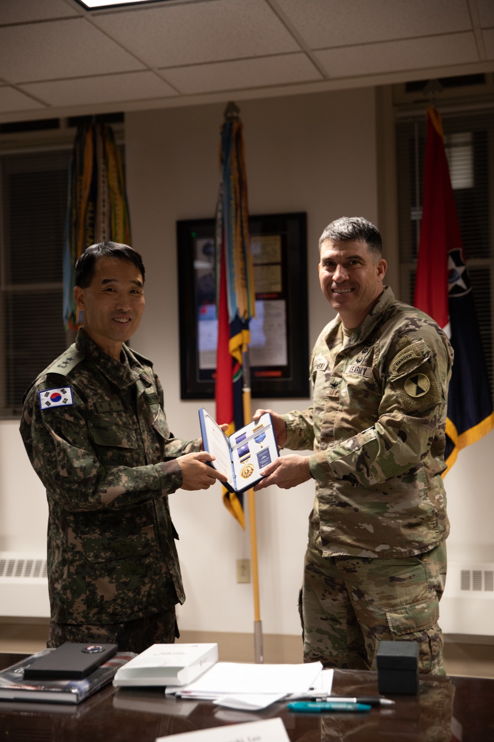 7th Infantry Division visited by the Korean Defense Attache