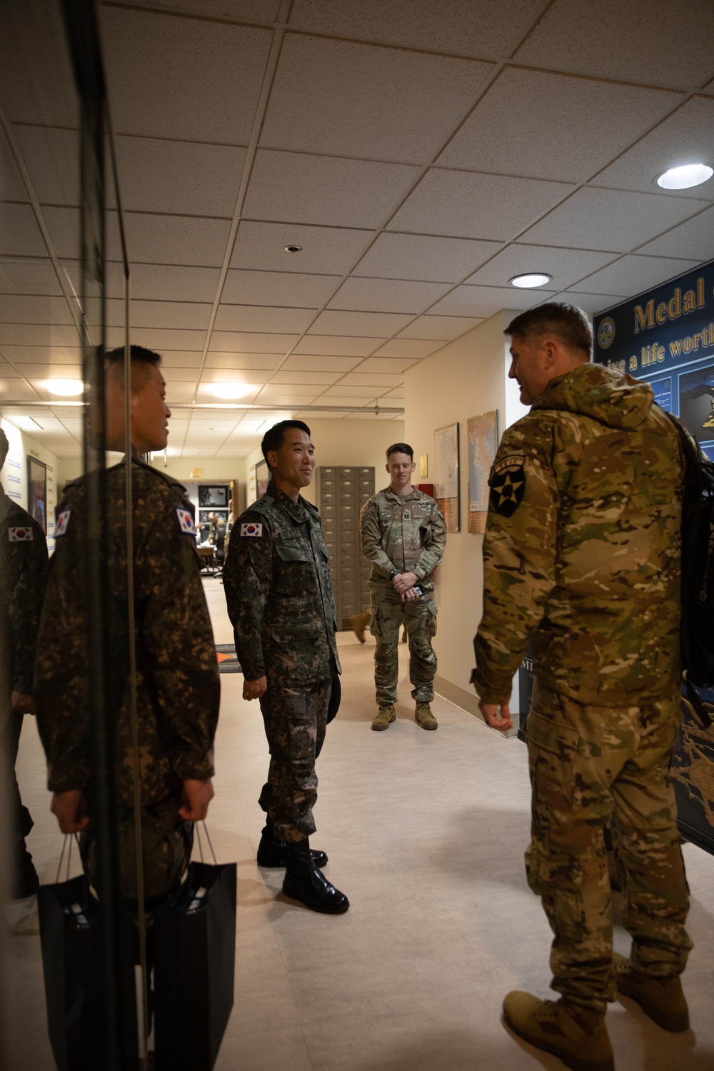 7th Infantry Division visited by the Korean Defense Attache