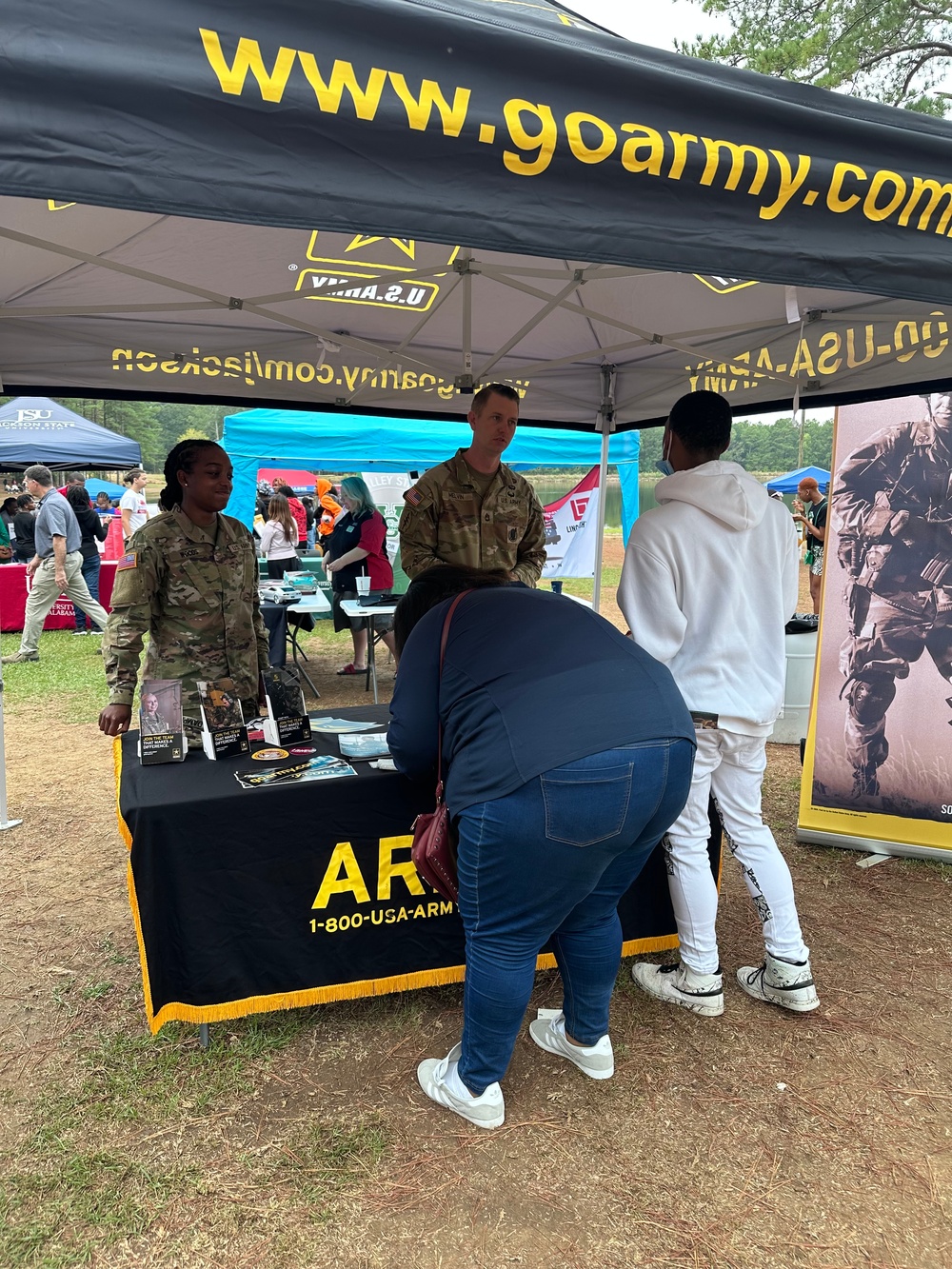 U.S. Army Recruiters Strengthen Ties with Jackson Community