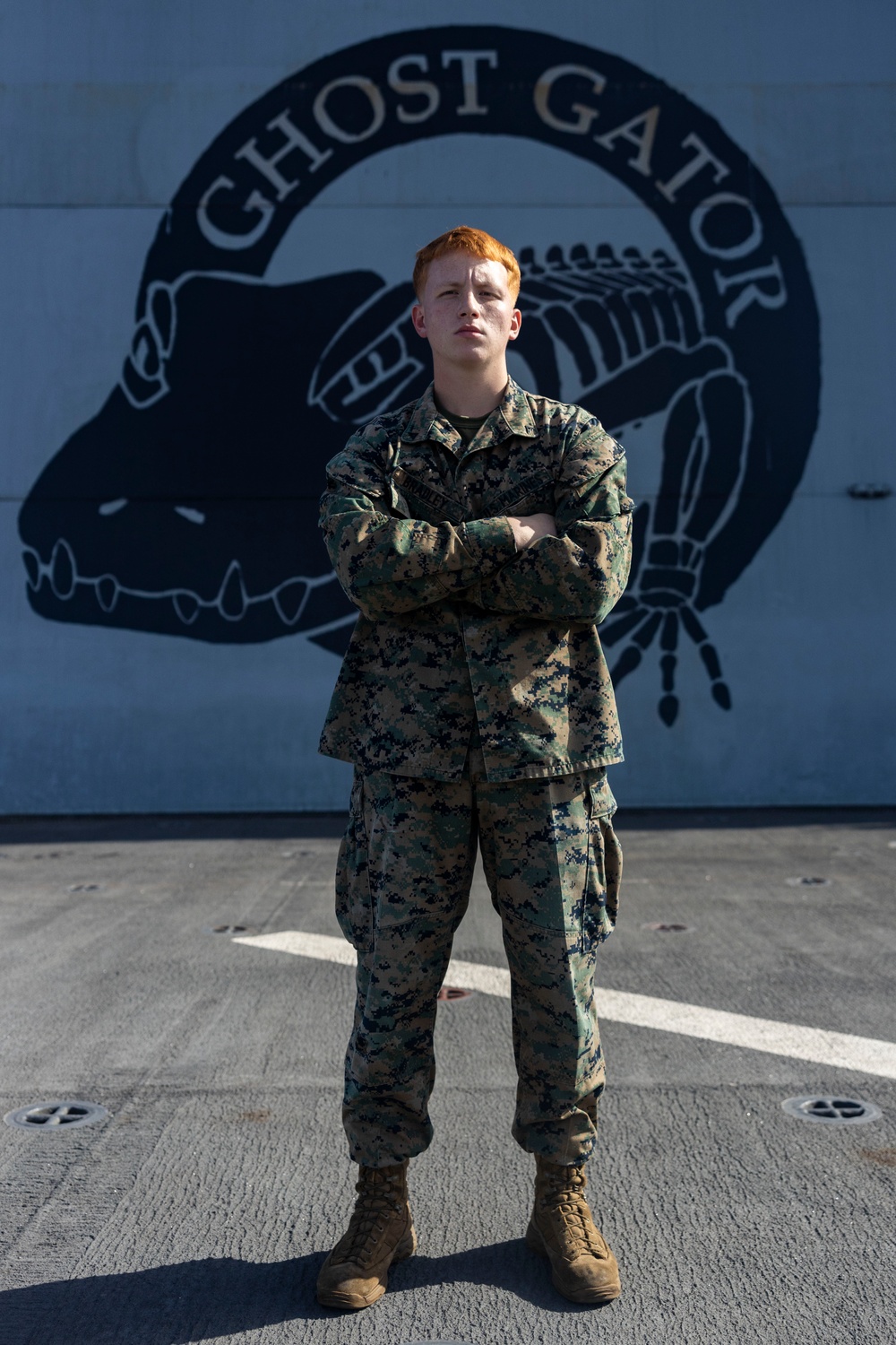 ‘Happy Birthday Marines and Semper Fidelis,’ Youngest Marine helps celebrate 248 years of tradition