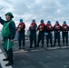 Delbert D. Black Conducts Trainng in the Atlantic Ocean.