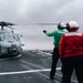 Delbert D. Black Conducts Trainng in the Atlantic Ocean.