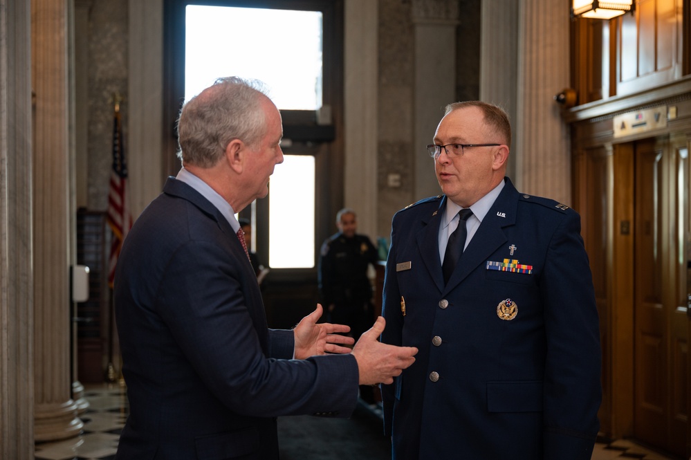 Guard Airman Serves as Guest Senate Chaplain