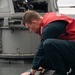 Delbert D. Black Conducts Trainng in the Atlantic Ocean.