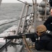 Delbert D. Black Conducts Trainng in the Atlantic Ocean.