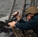 Delbert D. Black Conducts Trainng in the Atlantic Ocean.