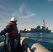 Delbert D. Black Conducts Trainng in the Atlantic Ocean.