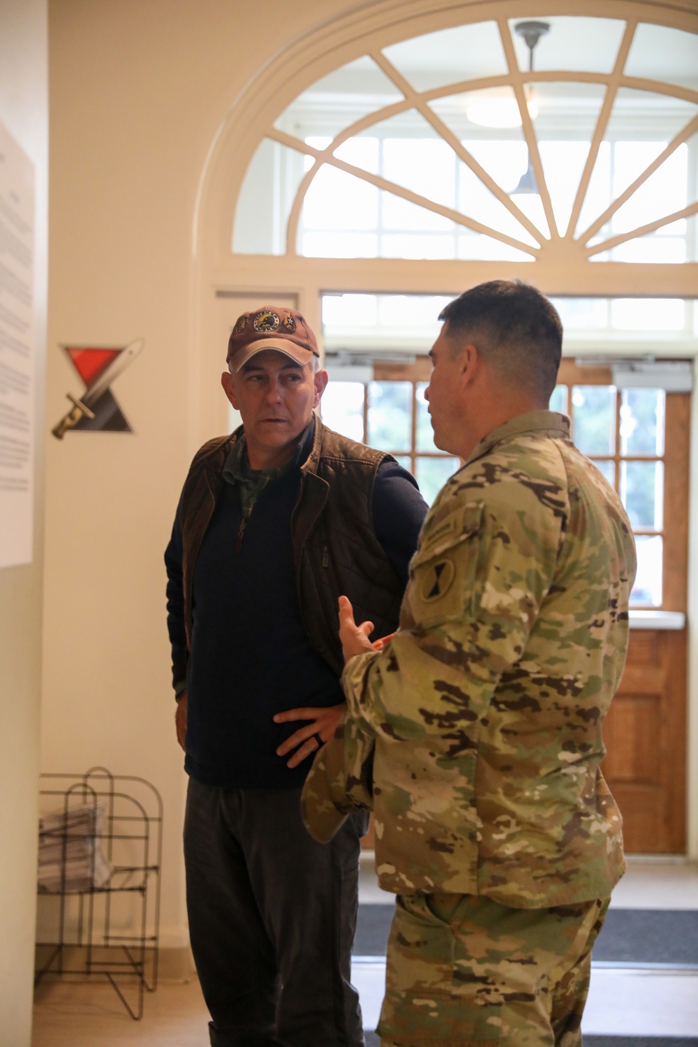 Retired Gen. Stephen J. Townsend visits the 7th Infantry Division