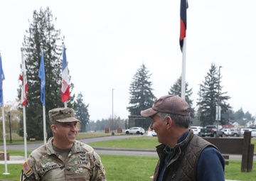 Retired Gen. Stephen J. Townsend visits the 7th Infantry Division