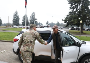 Retired Gen. Stephen J. Townsend visits the 7th Infantry Division