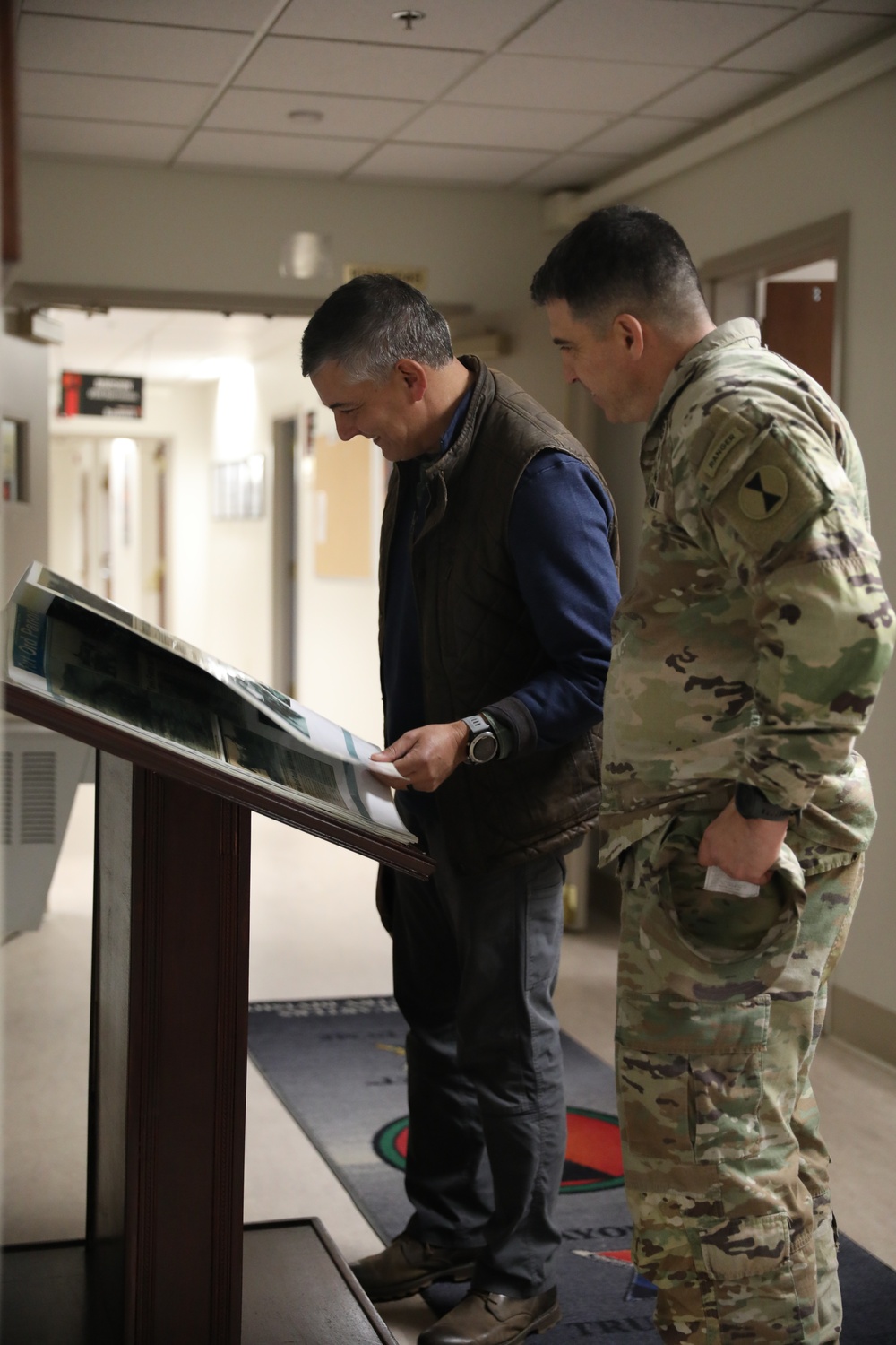 Retired Gen. Stephen J. Townsend visits the 7th Infantry Division