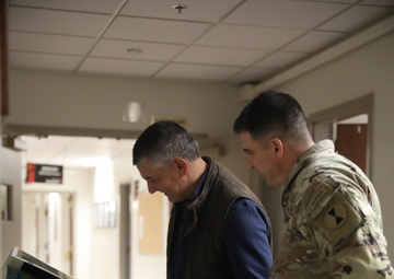 Retired Gen. Stephen J. Townsend visits the 7th Infantry Division