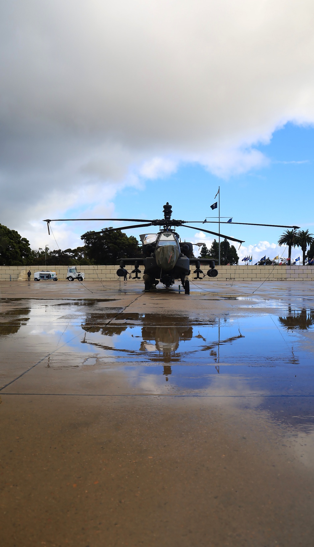 Apache Flight Deck Landing Practice