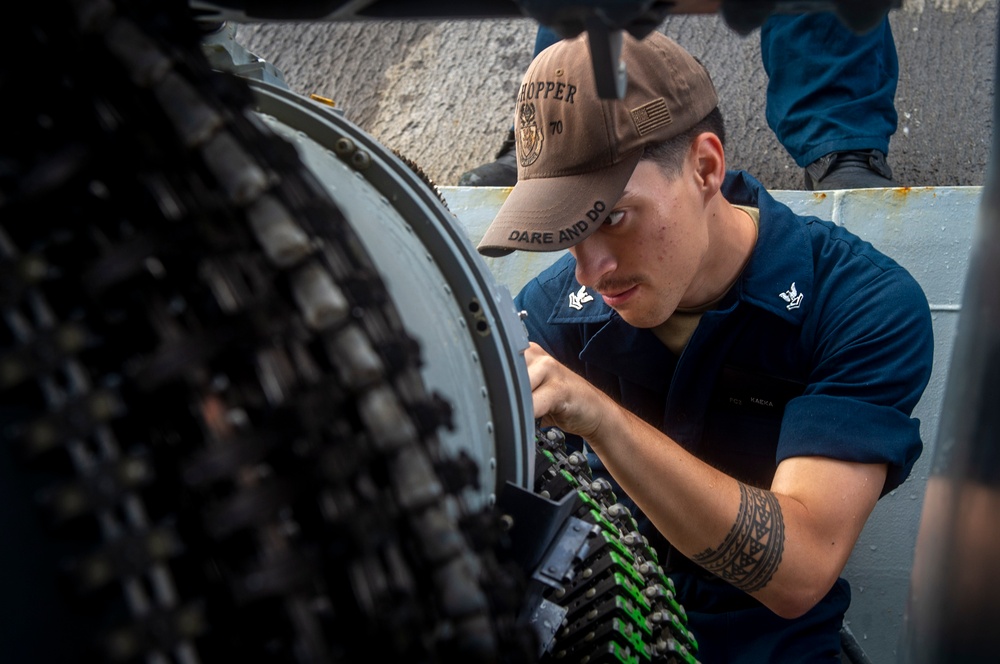 USS Hopper (DDG 70) CIWS Maintenance