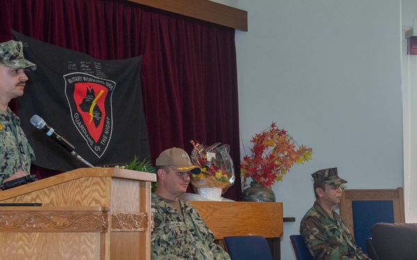 CFAS Holds K-9 and K-9 Handler Retirement Ceremony