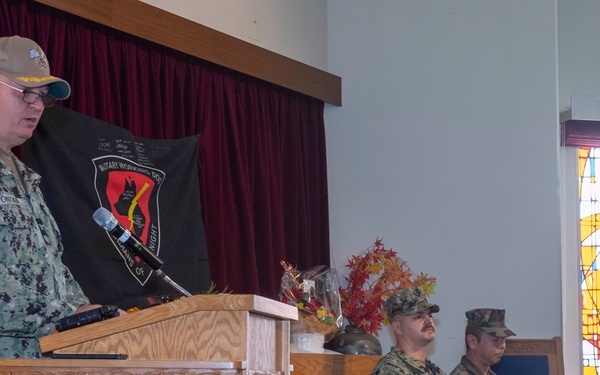 CFAS Holds K-9 and K-9 Handler Retirement Ceremony